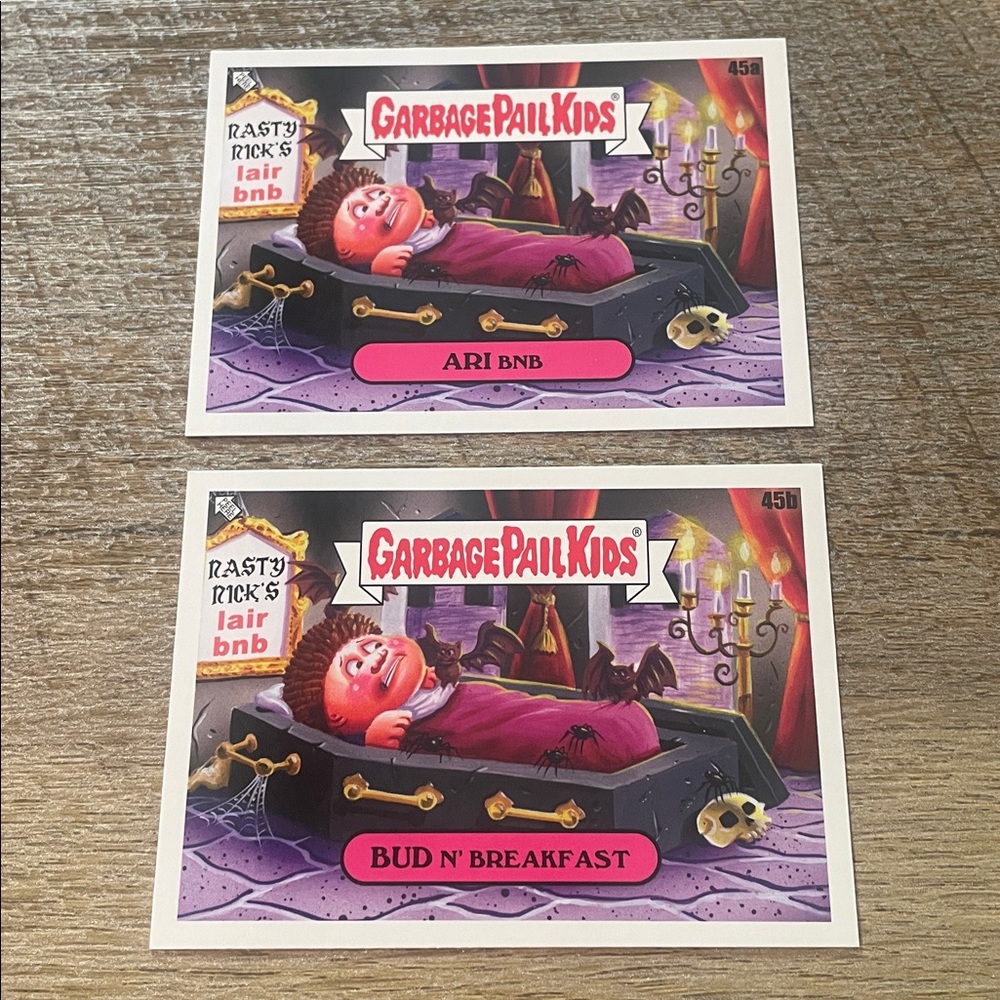 ✨10/$10 GPK SALE✨ Garbage Pail Kids GPK Go on Vacation Base 45a and 45b